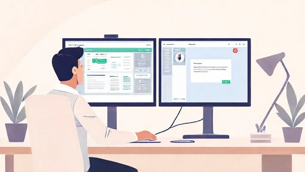 A person using an AI tool to draft a sales email while viewing a CRM.