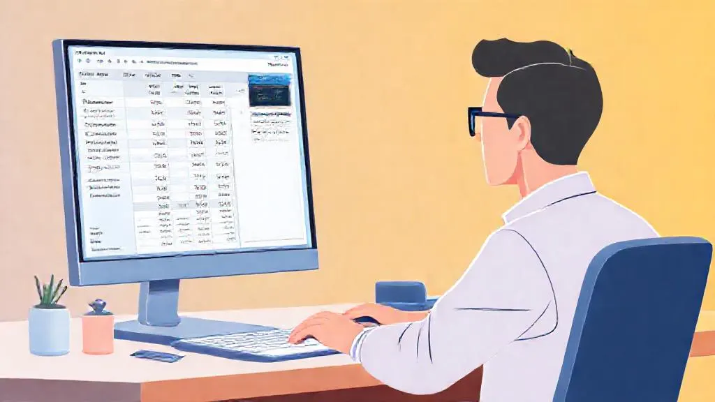 Finance manager reviewing AI-generated variance commentary on a computer screen