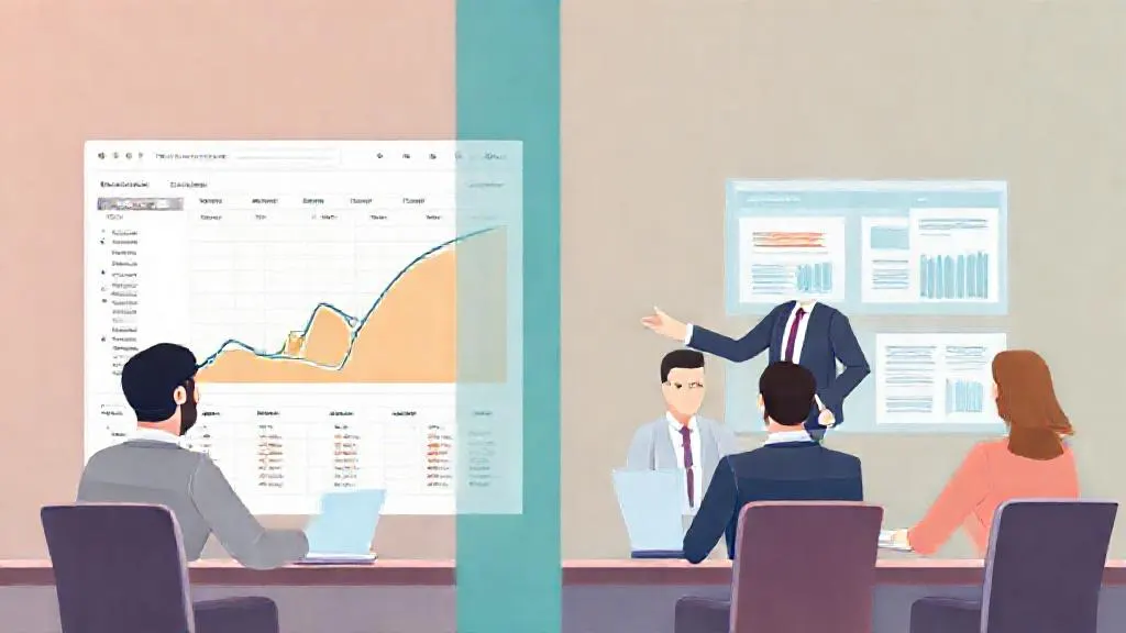 AI-assisted pipeline review during a sales forecast meeting