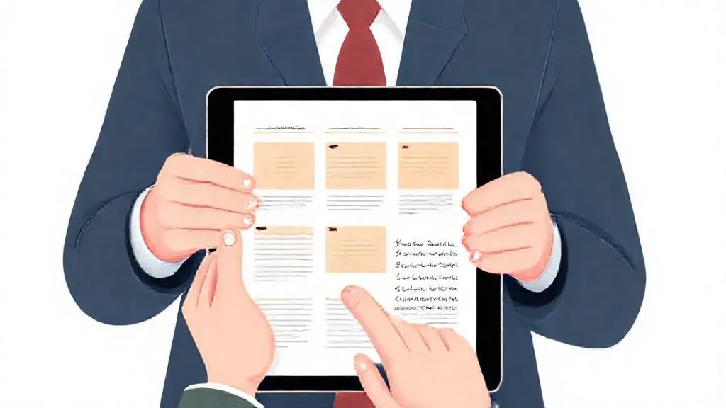 Person choosing an AI course by comparing options on a tablet