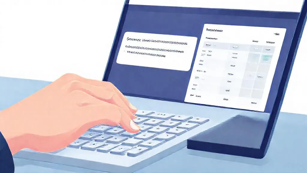 Procurement analyst using an AI tool to assess supplier risk