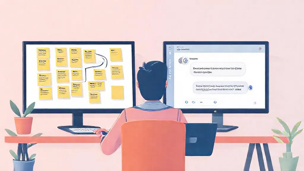 Business analyst using AI to draft user stories from workshop outputs