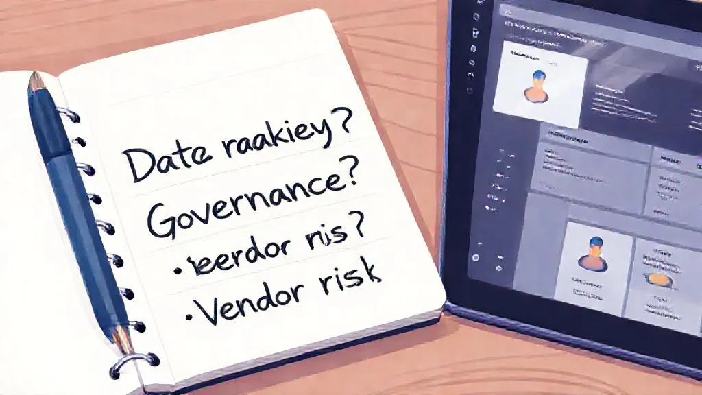 CEO's notes linking course concepts to strategic questions