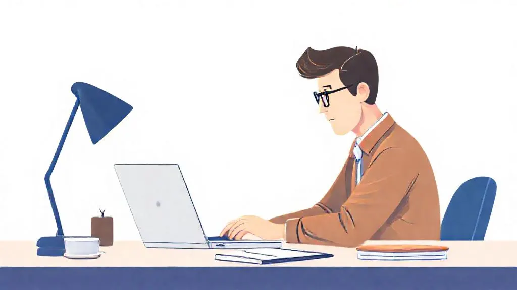 Small business owner using a generative AI tool on a laptop