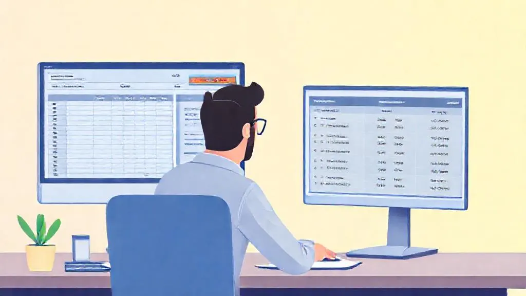 Accountant reviewing machine learning anomaly flags on a reconciliation