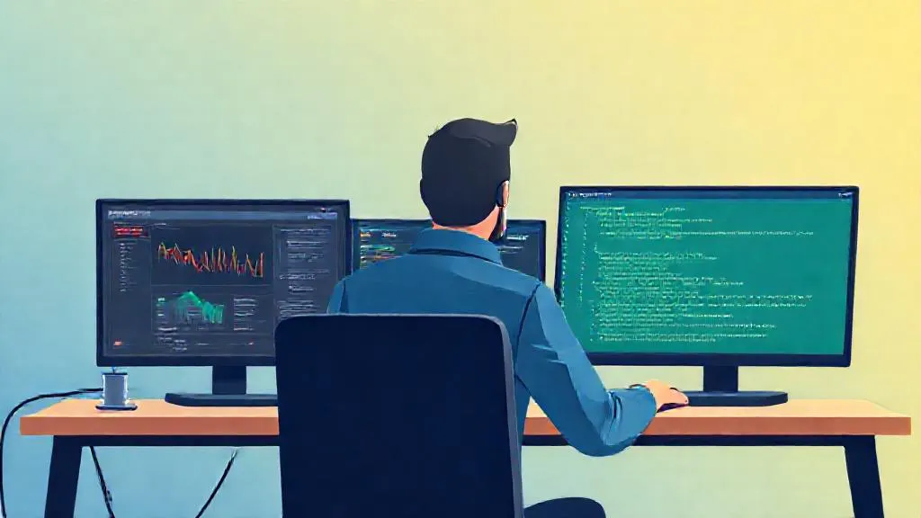 IT professional using machine learning to analyse system alerts and automate a response script
